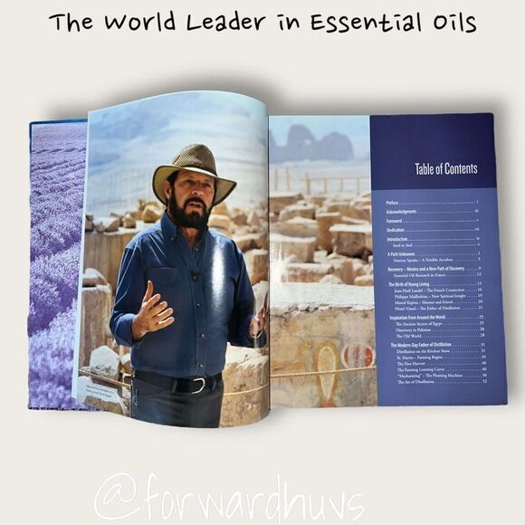 D. Gary Young World Leader In Essential Oils Hardcover Book - Picture 7 of 9